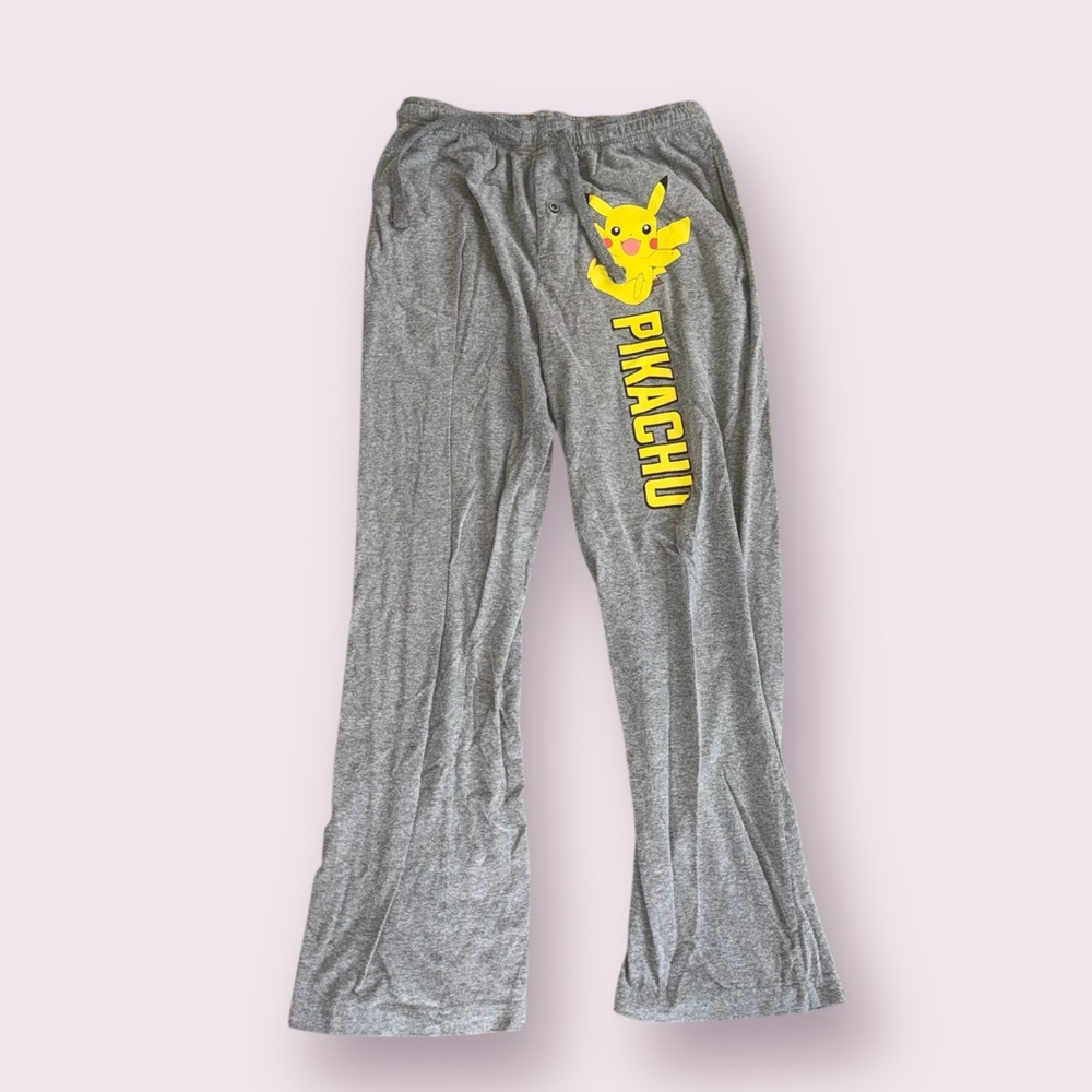 Gray Pikachu Pajamas Pokémon Men’s Size Small